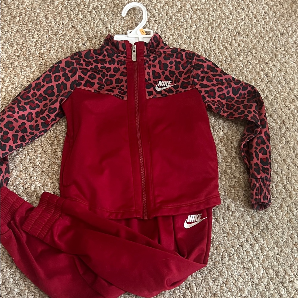 Nike Red and Black Kids Matching Set